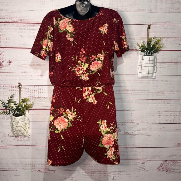 French Grey Boutique Buttery Soft Wrap Top Romper | Women’s Large - Picture 3 of 3